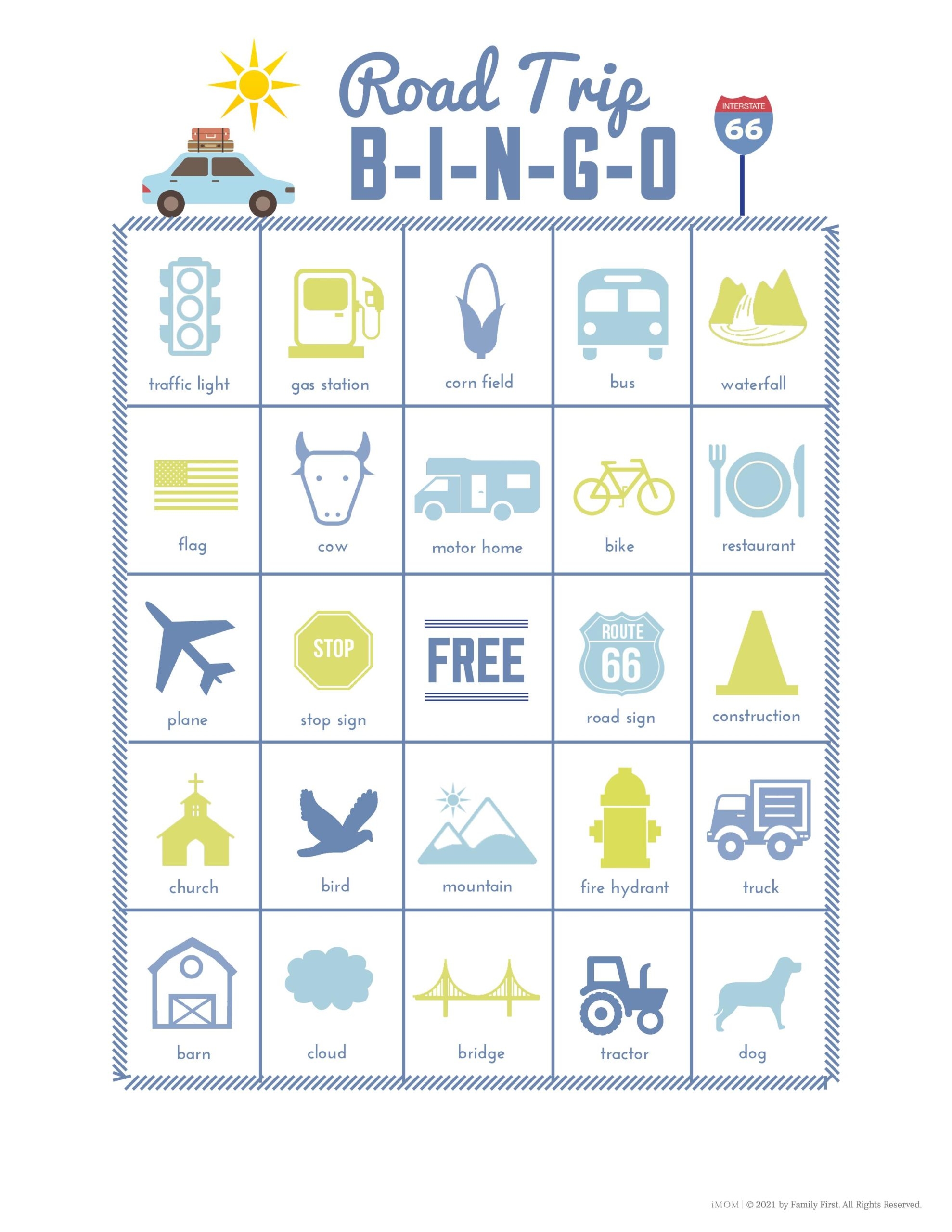 Free Printable Travel Games Activities