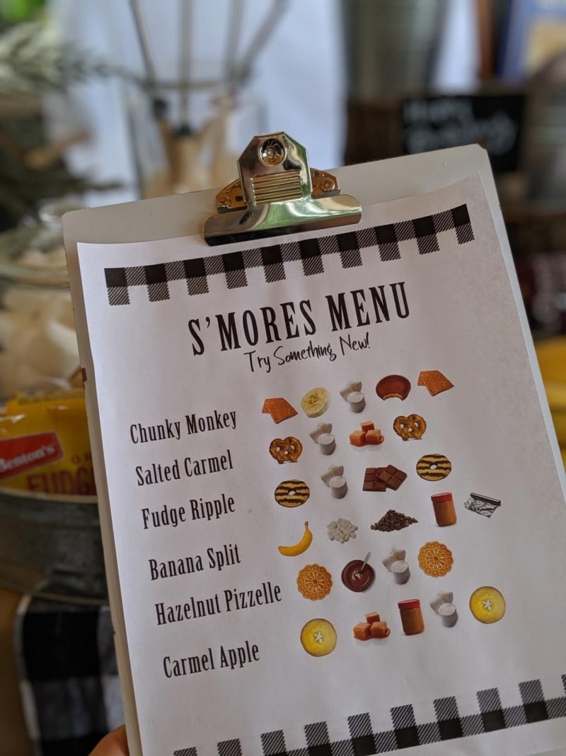 S mores Bar With Printable Menu Healthy S more Alternatives