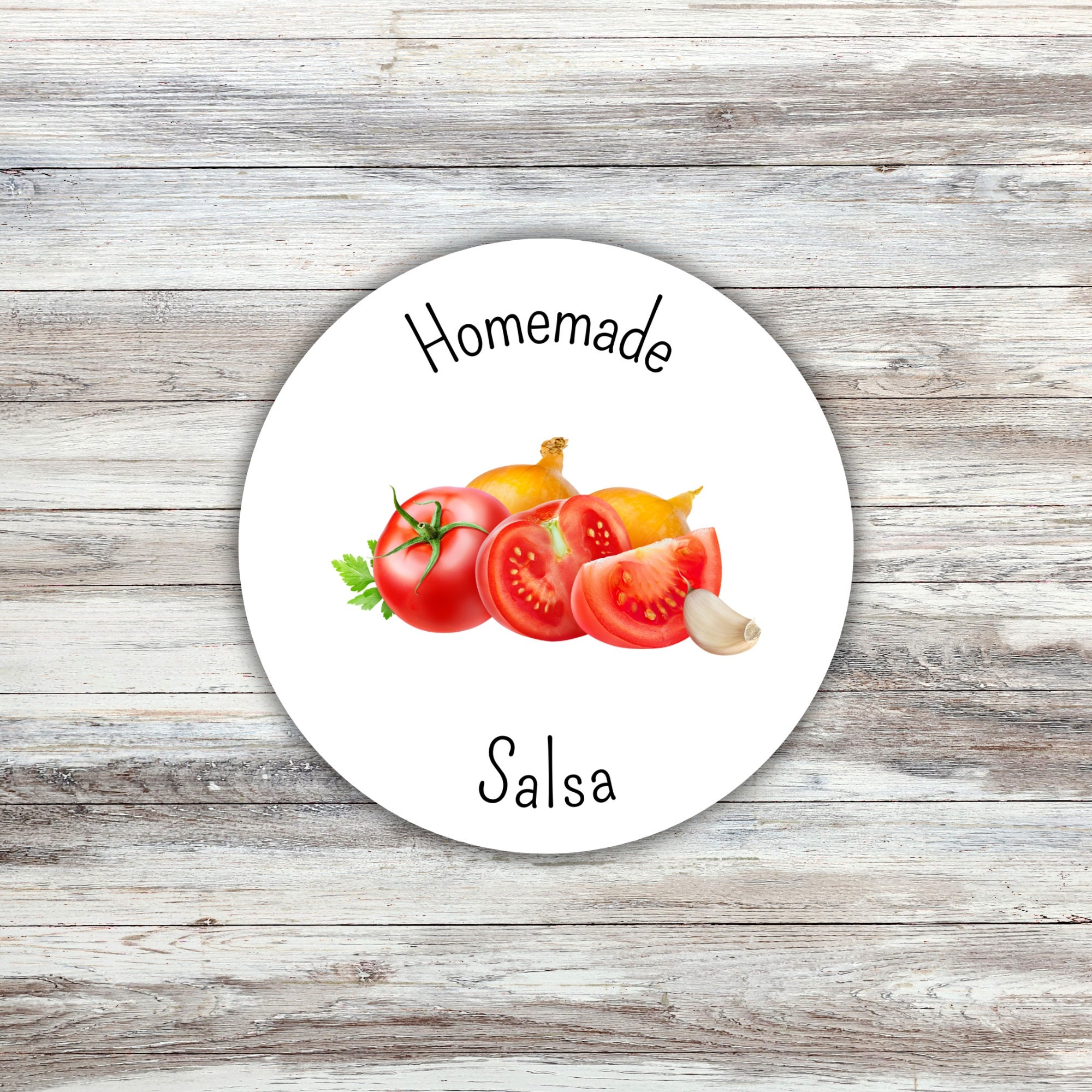 Salsa Labels Ready To Ship Canning Labels Etsy
