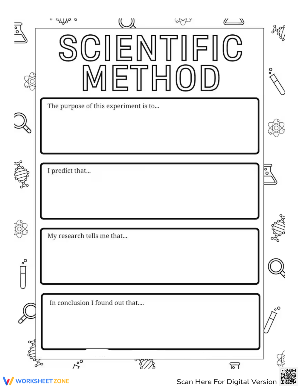 Scientific Method Worksheets 2024