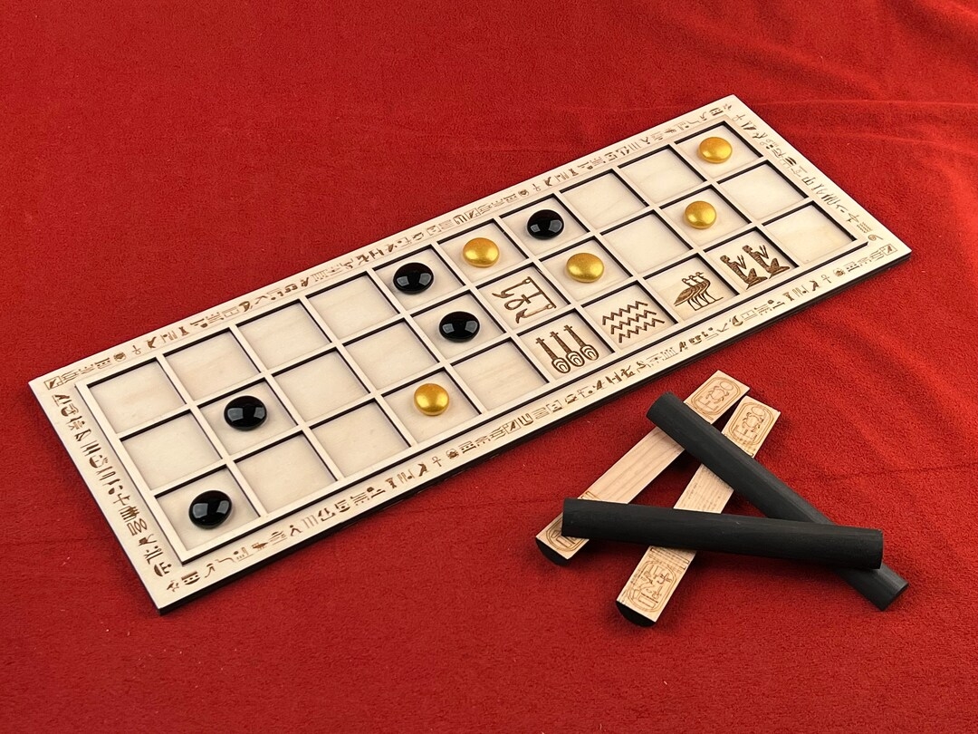 SENET The Ancient Egyptian Game Of The Pharaohs From The Tomb Of The Boy King Etsy