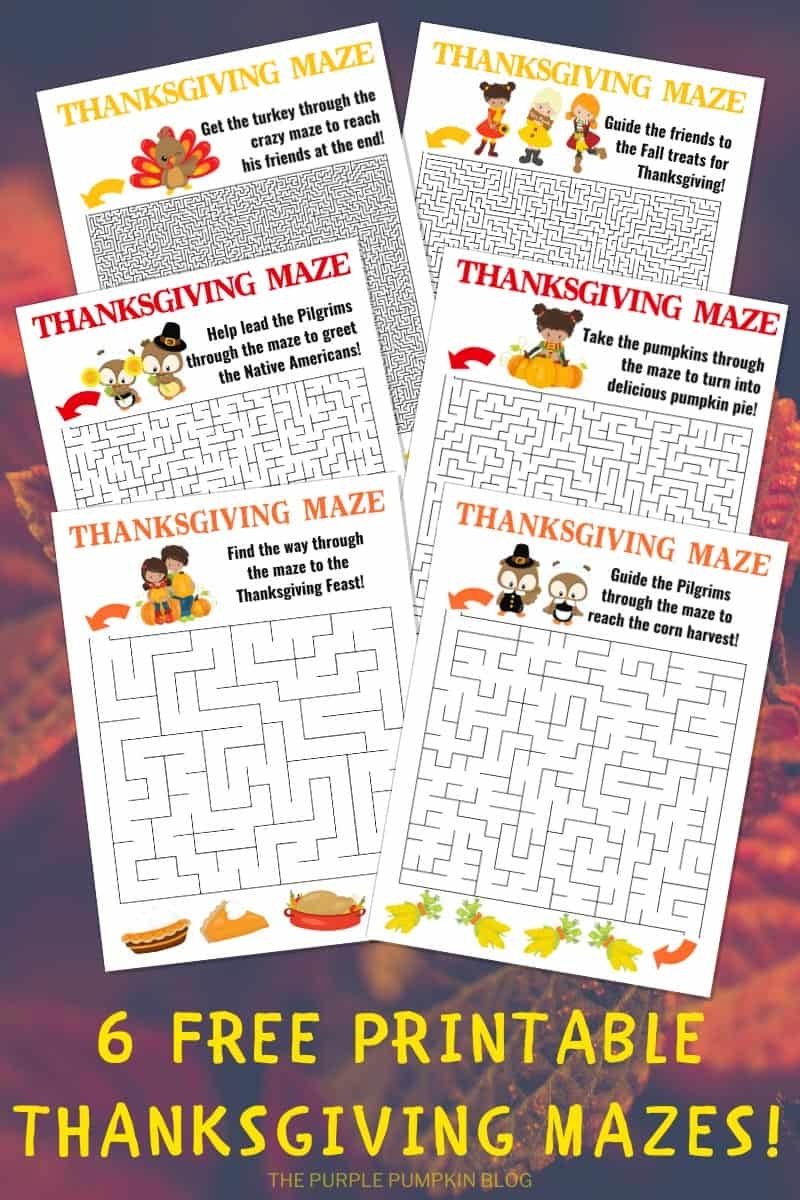 Free Printable Turkey Mazes