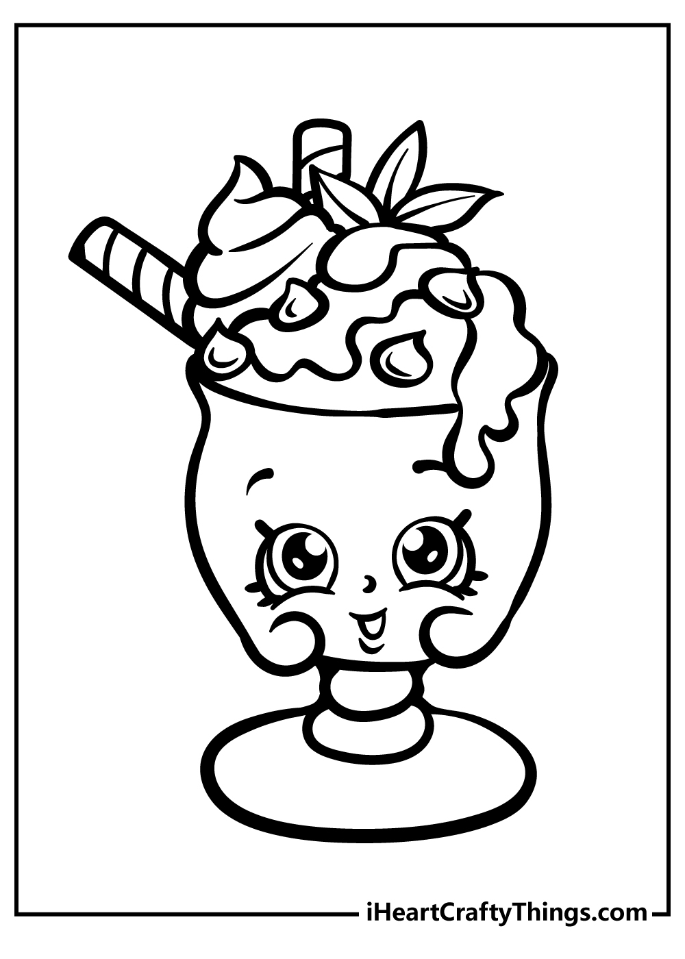 Free Shopkins Coloring Pages Printable
