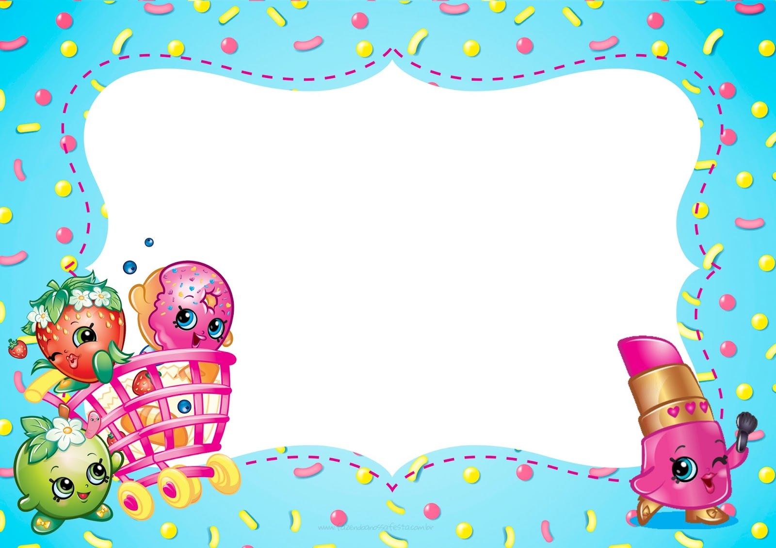 Shopkins Free Printable Invitations Oh My Fiesta In English