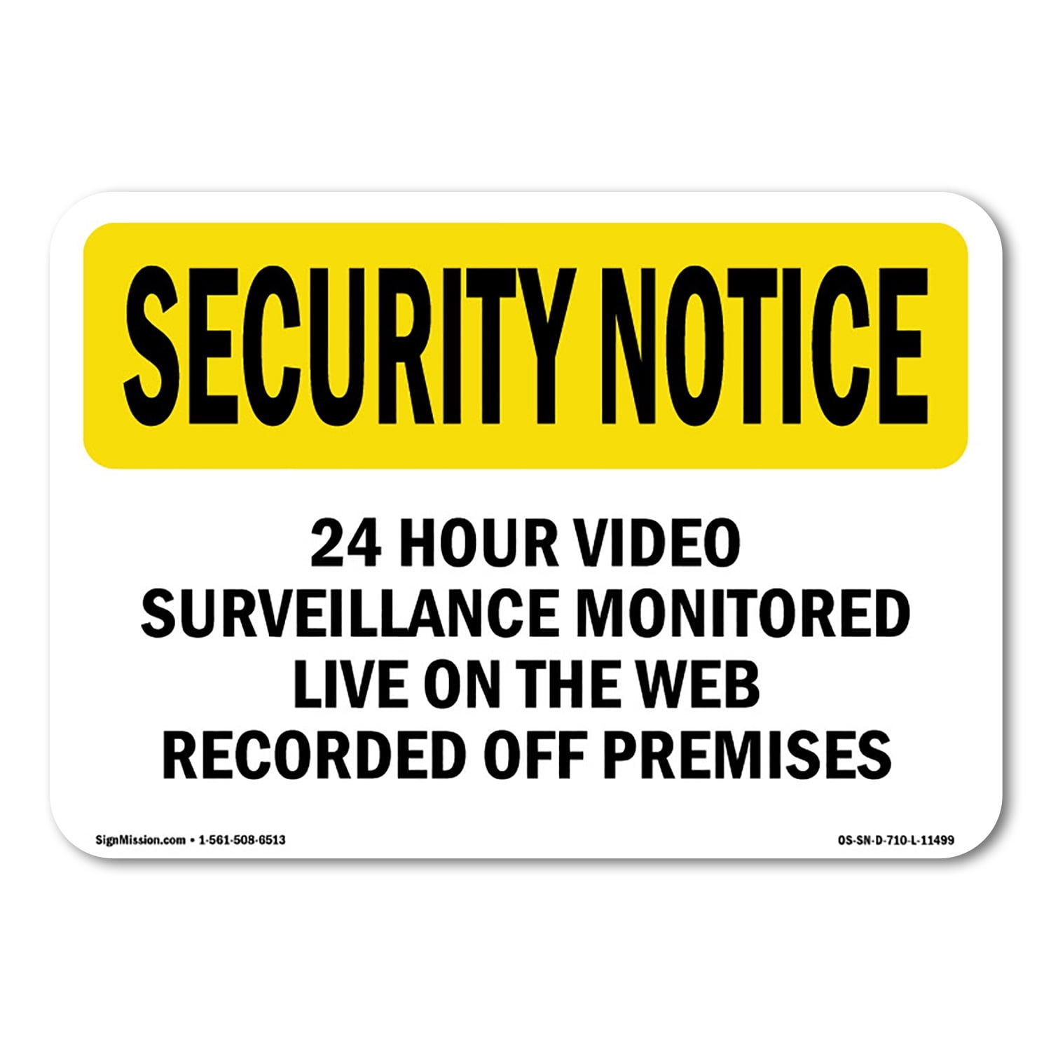 Free Printable Video Surveillance Signs