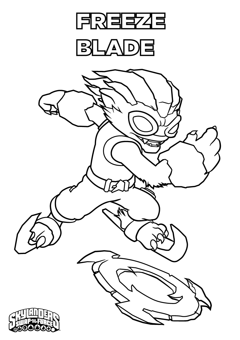 Skylanders 43442 Cartoons Free Printable Coloring Pages