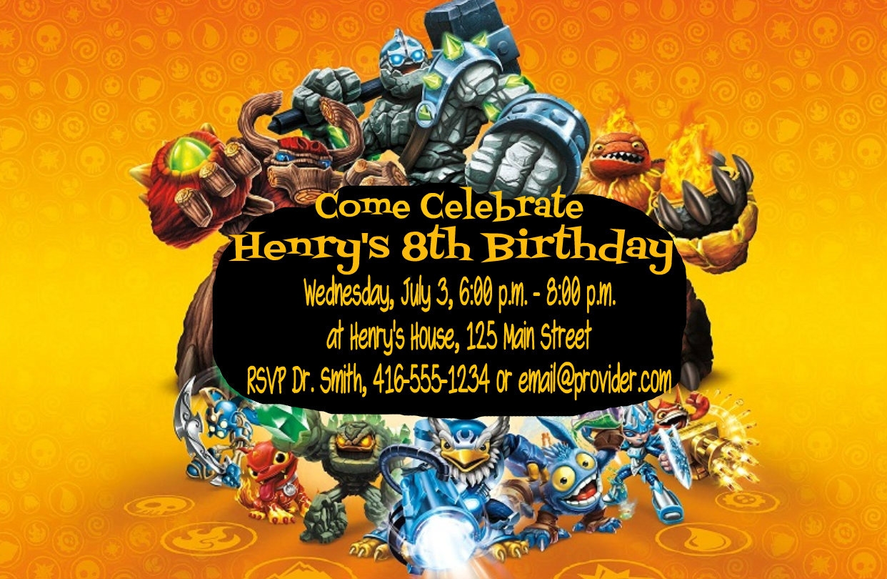 Skylanders Printables SUMMER OF FUNNER