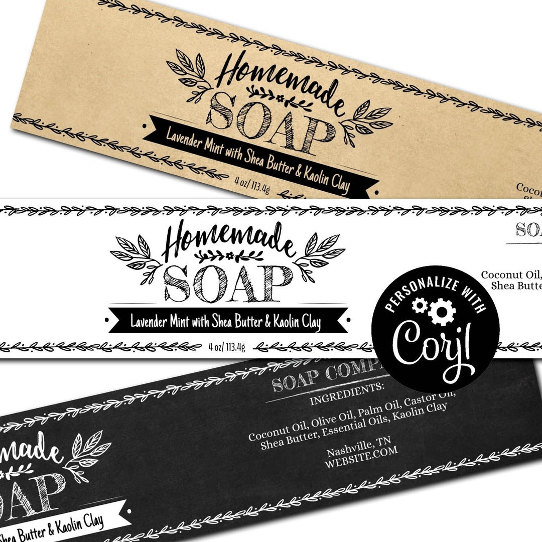 Soap Labels Free Printable