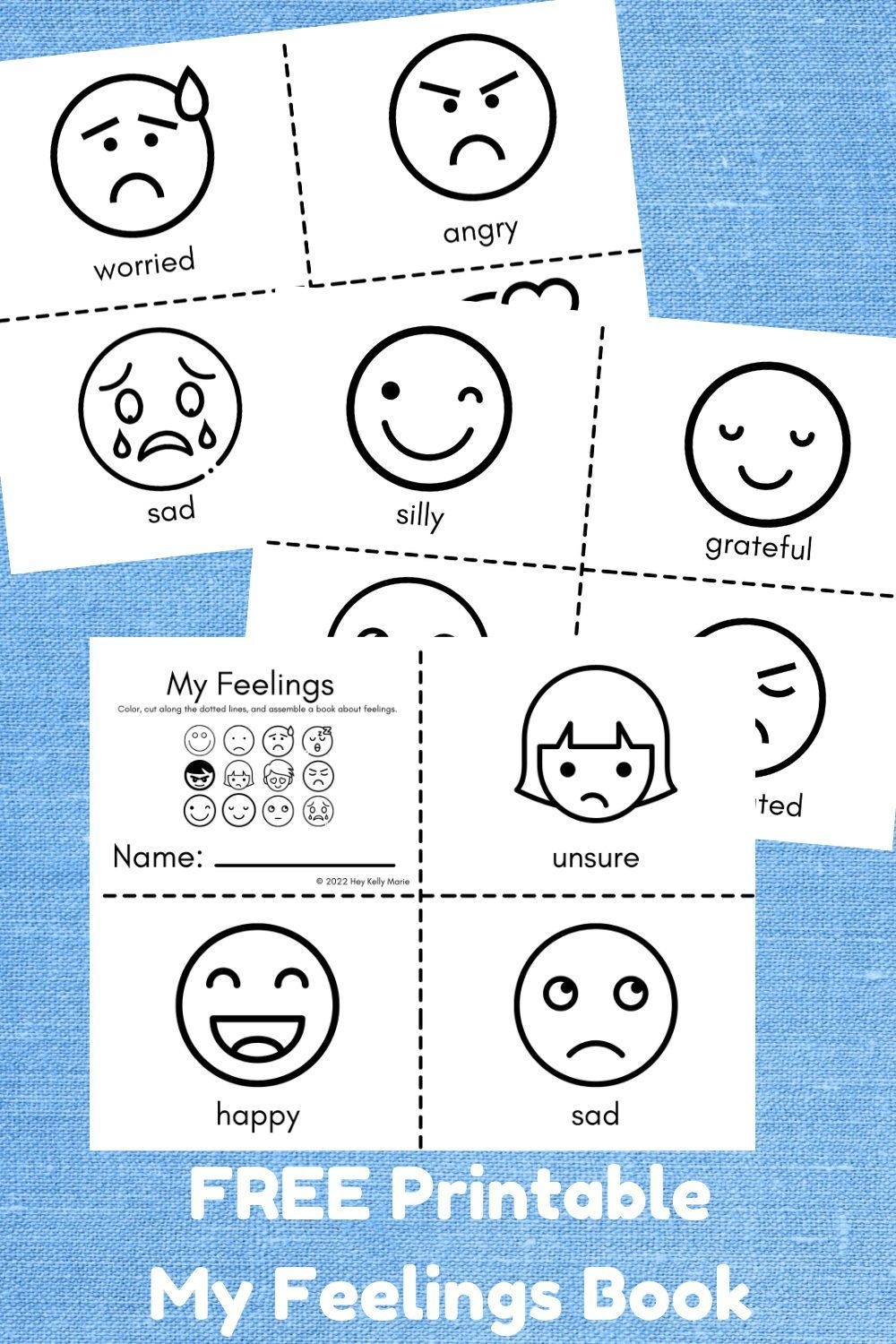 Social Emotional Printable Resources For Preschool Hey Kelly Marie