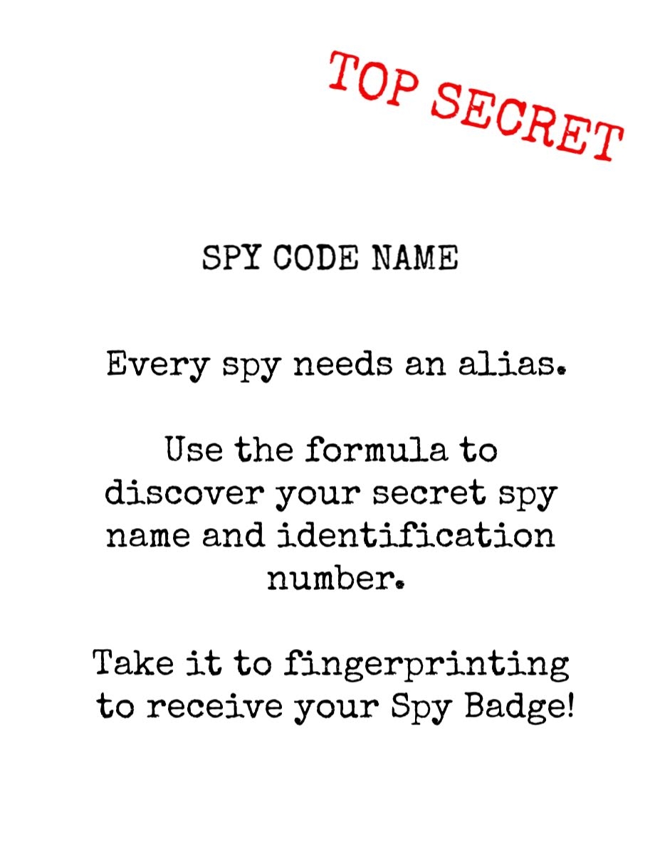 Spy Missions 9 Printable Missions Exploring Domesticity