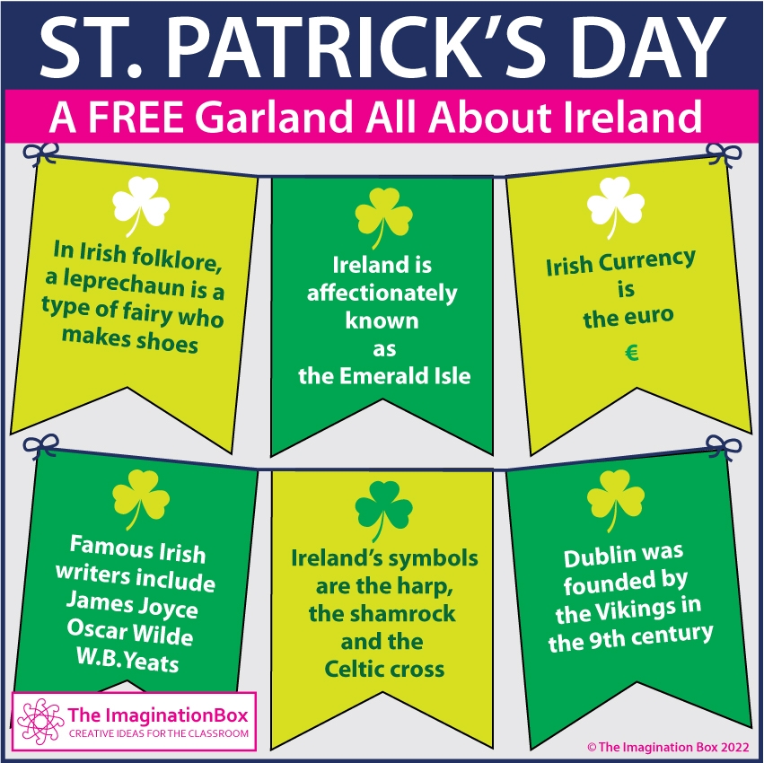 St Patrick s Day Free Printable For Kids The Imagination Box