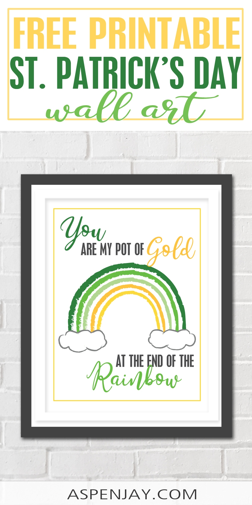 St Patrick s Day Wall Art Print Aspen Jay