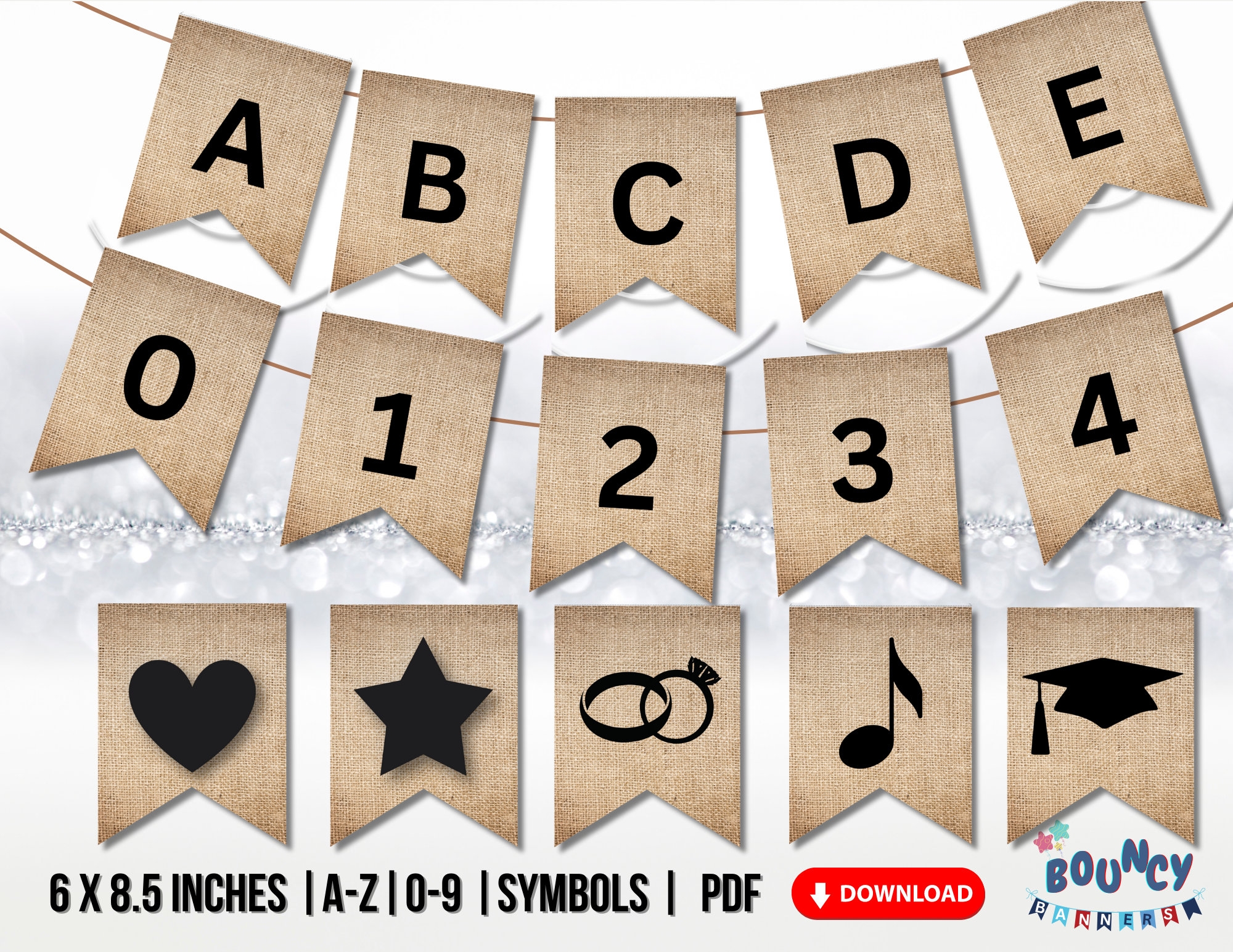 Symbol Banner Etsy