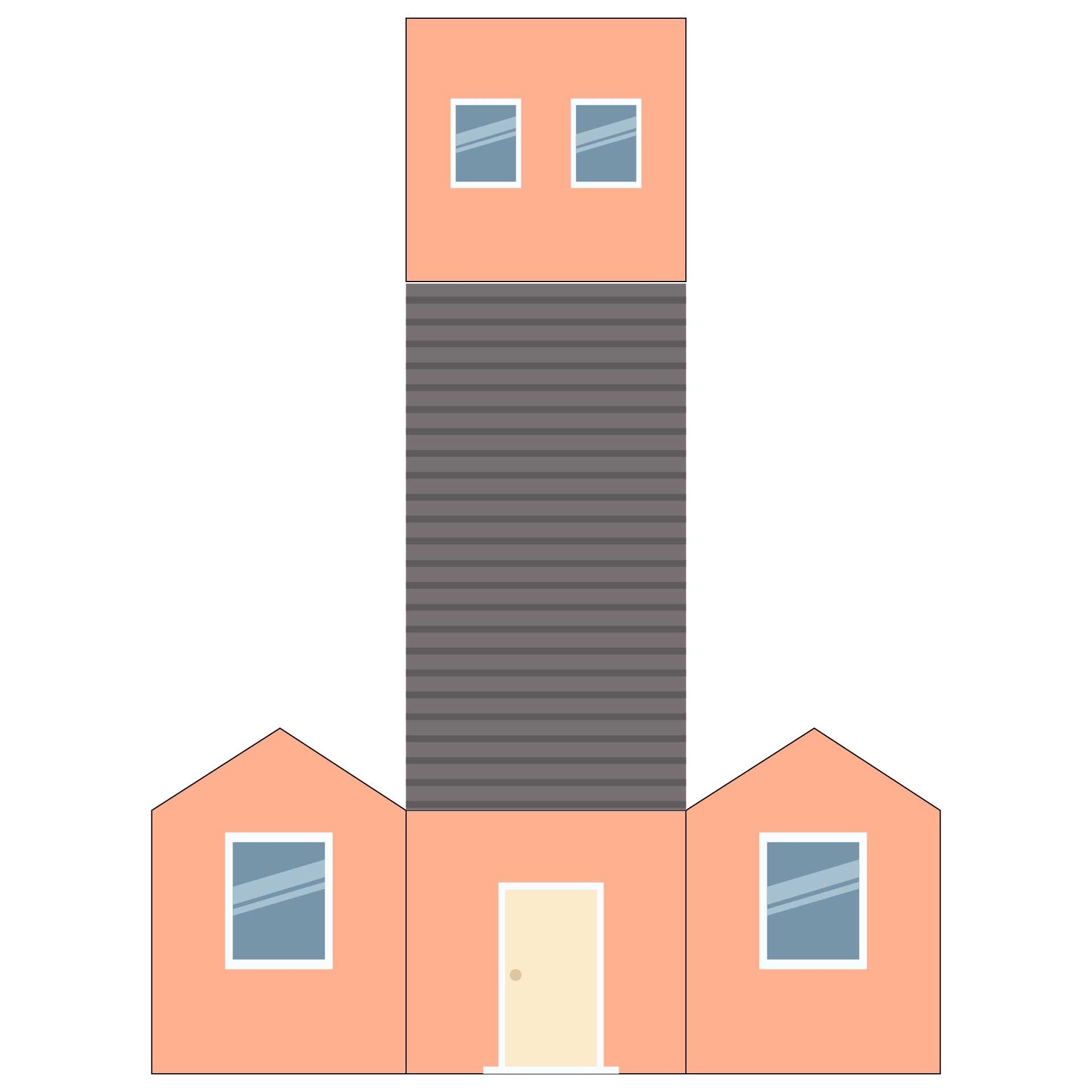 Templates For Putz Houses Patterns 10 Free PDF Printables Printablee