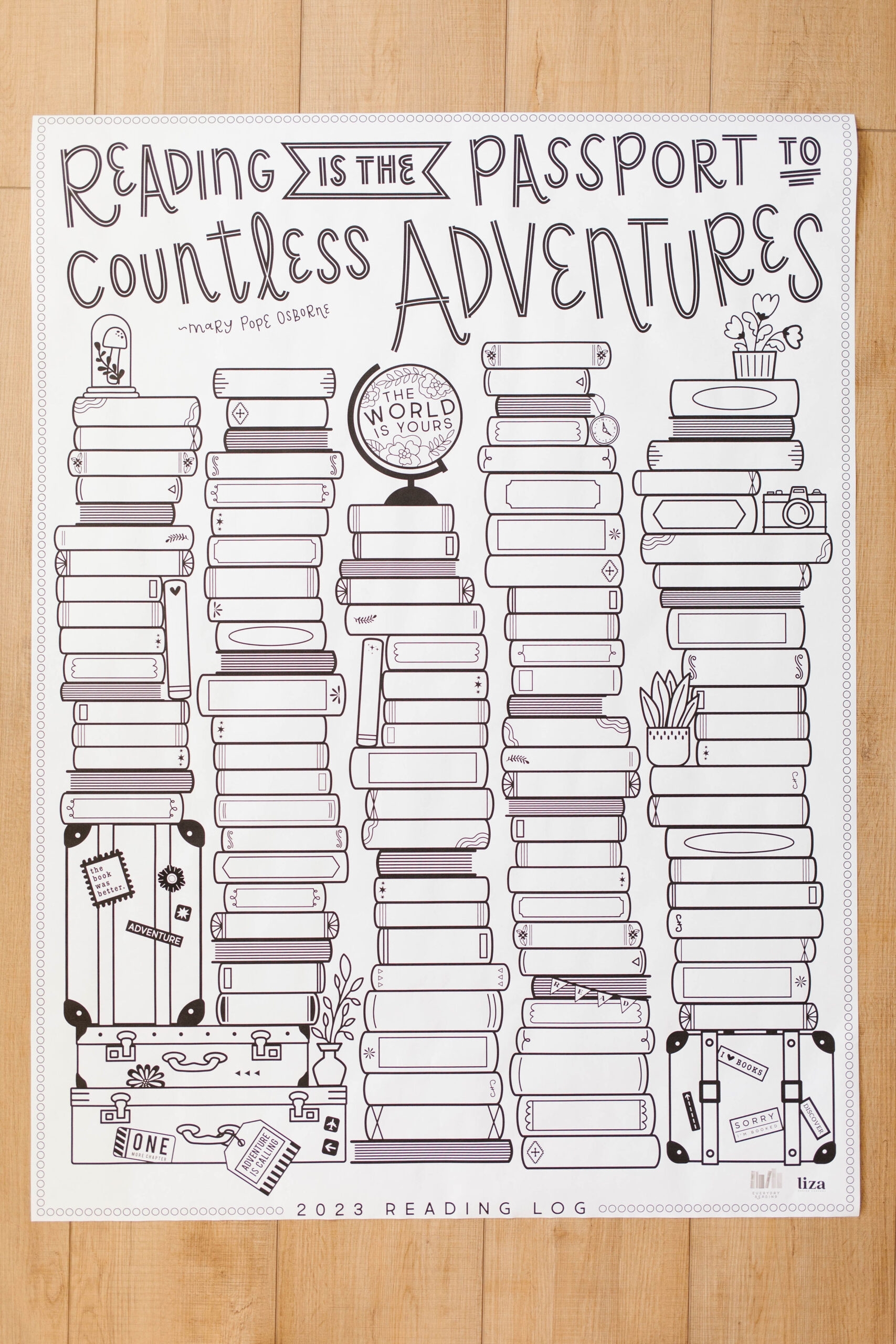 Free Reading Log Printable