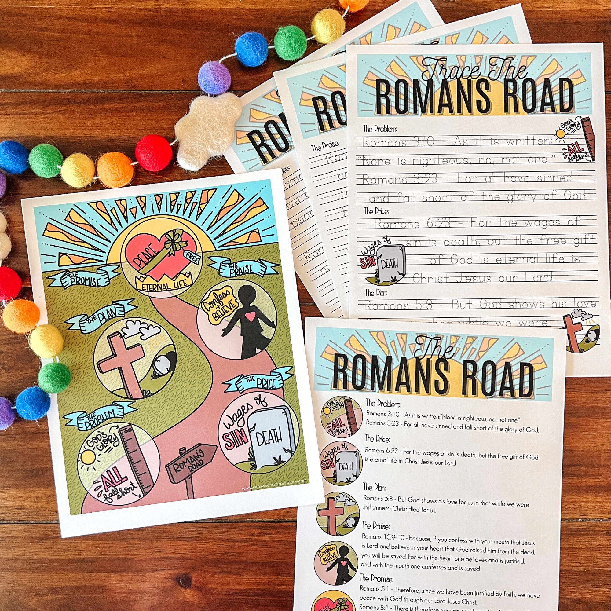 The Romans Road For Kids Arrows Applesauce