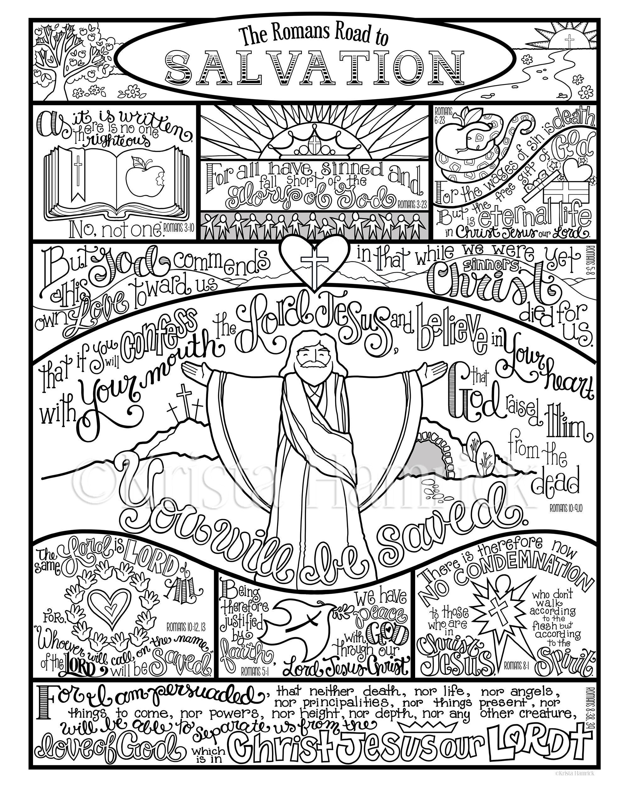 Free Printable Romans Road