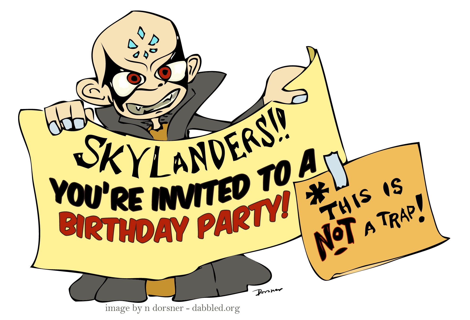 The Skylanders Party Highlights The Invitation free Printable Dabbled