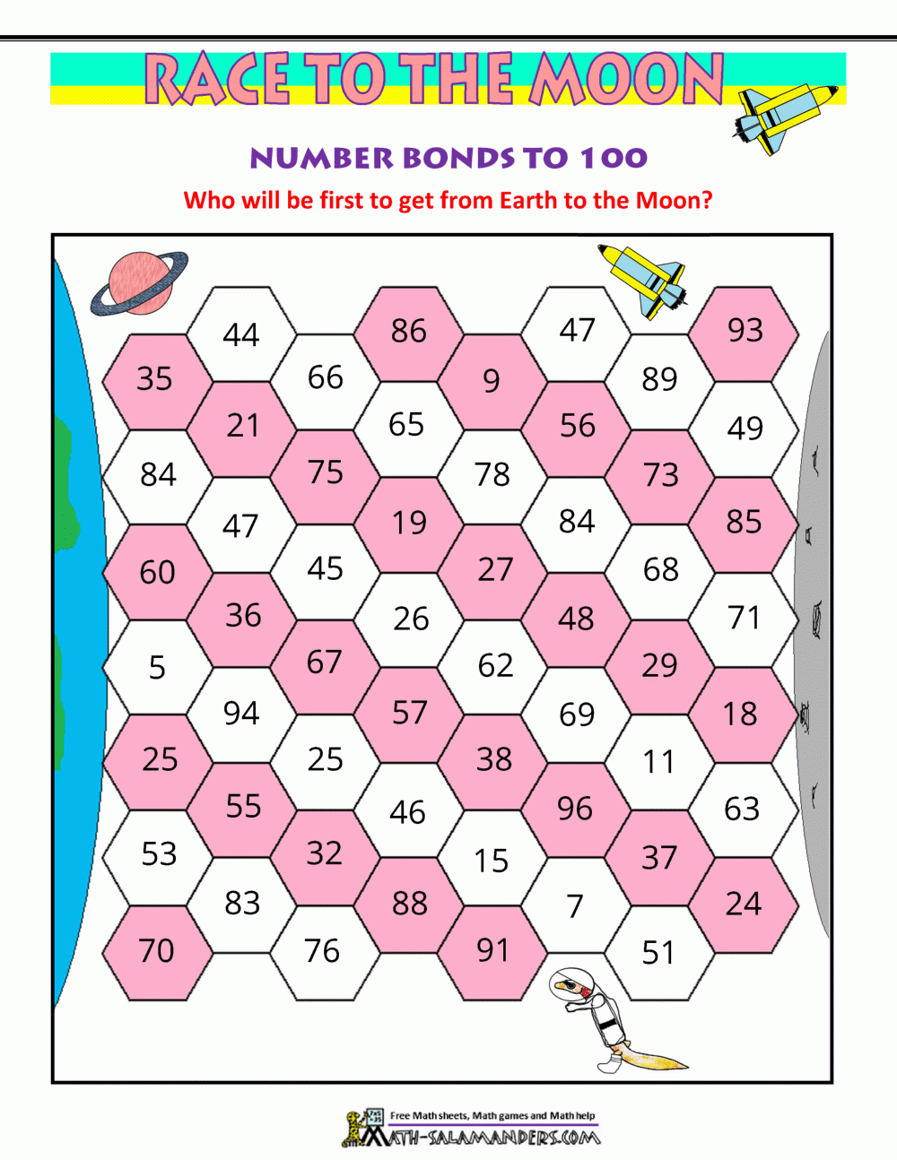 Free Printable Math Games