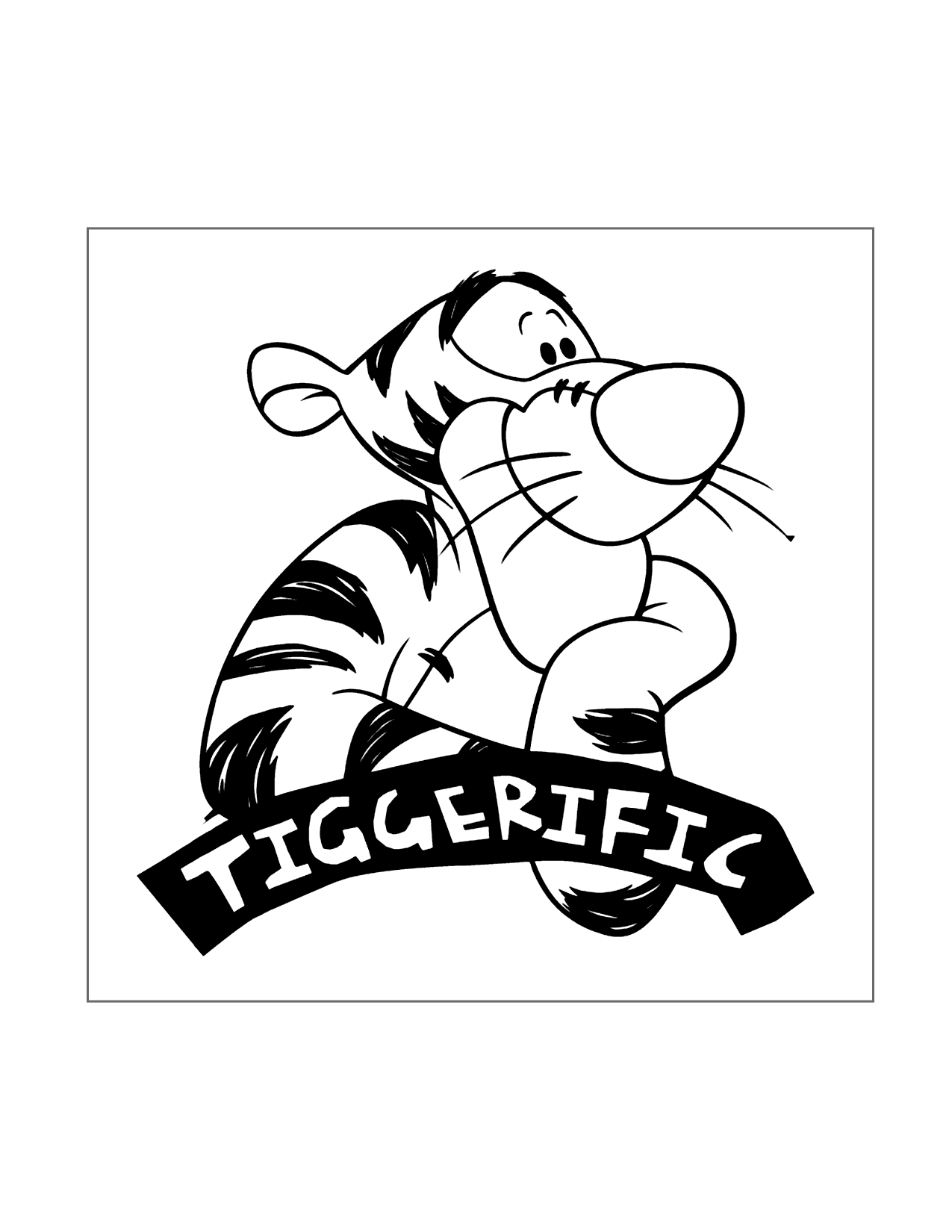 Tigger Coloring Pages Printable Coloring Pages