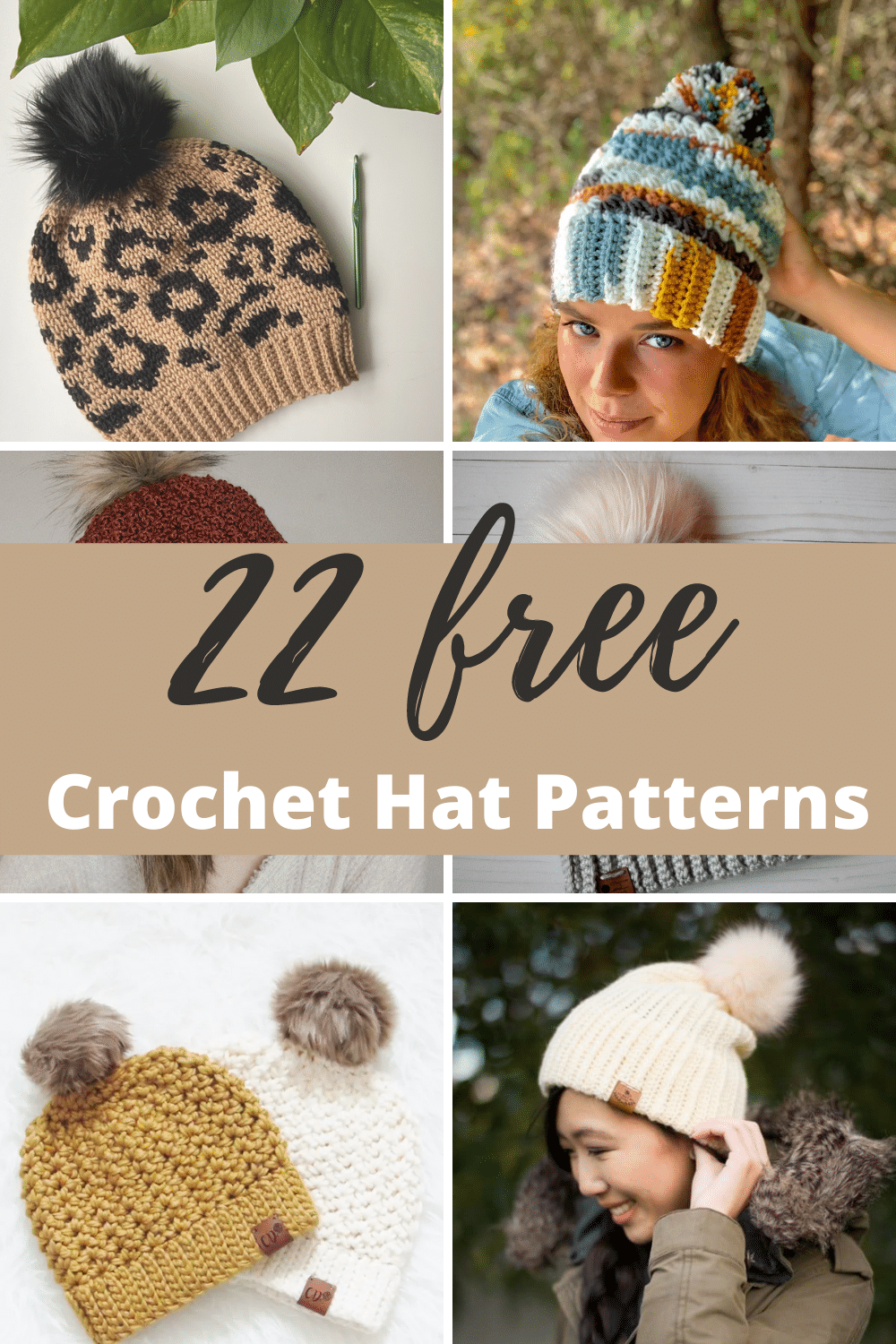 Top 22 Free Crochet Hat Patterns Maria s Blue Crayon