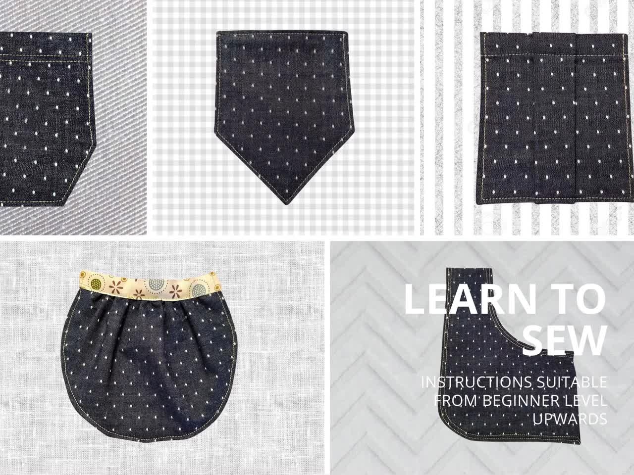 Ultimate Patch Pocket PDF Sewing Pattern Pockets Pattern Patch Pocket Pattern Versatile Pattern Pocket Pattern Pockets PDF Easy Etsy