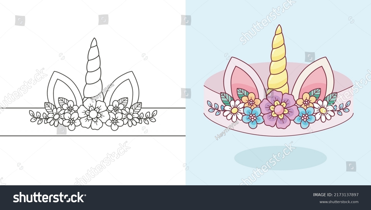 Free Printable Unicorn Crown