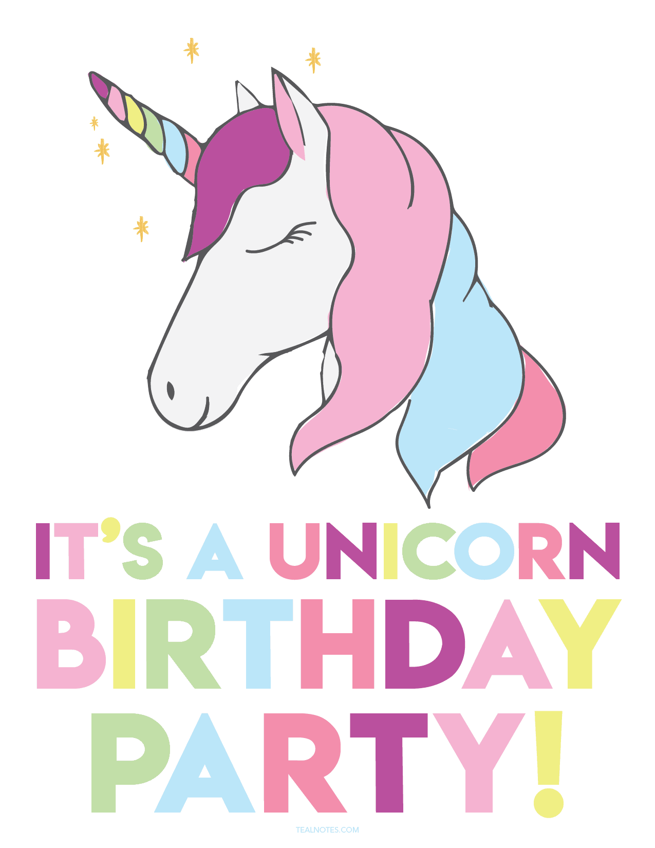 Unicorn Templates 17 Free Unicorn Printables For Your Next Craft Project