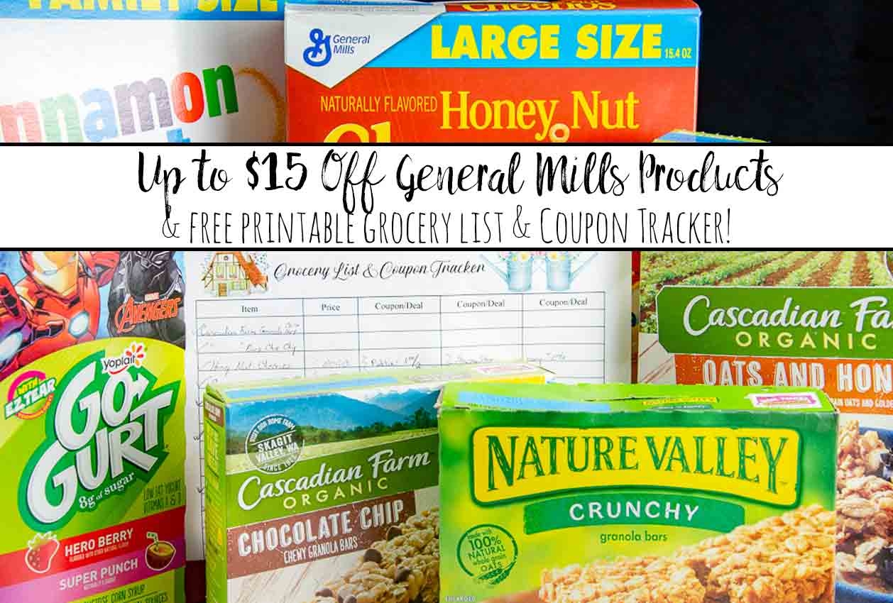 Up To 15 In Back to School Digital Coupon Savings And Free Printable Grocery List And Coupon Tracker