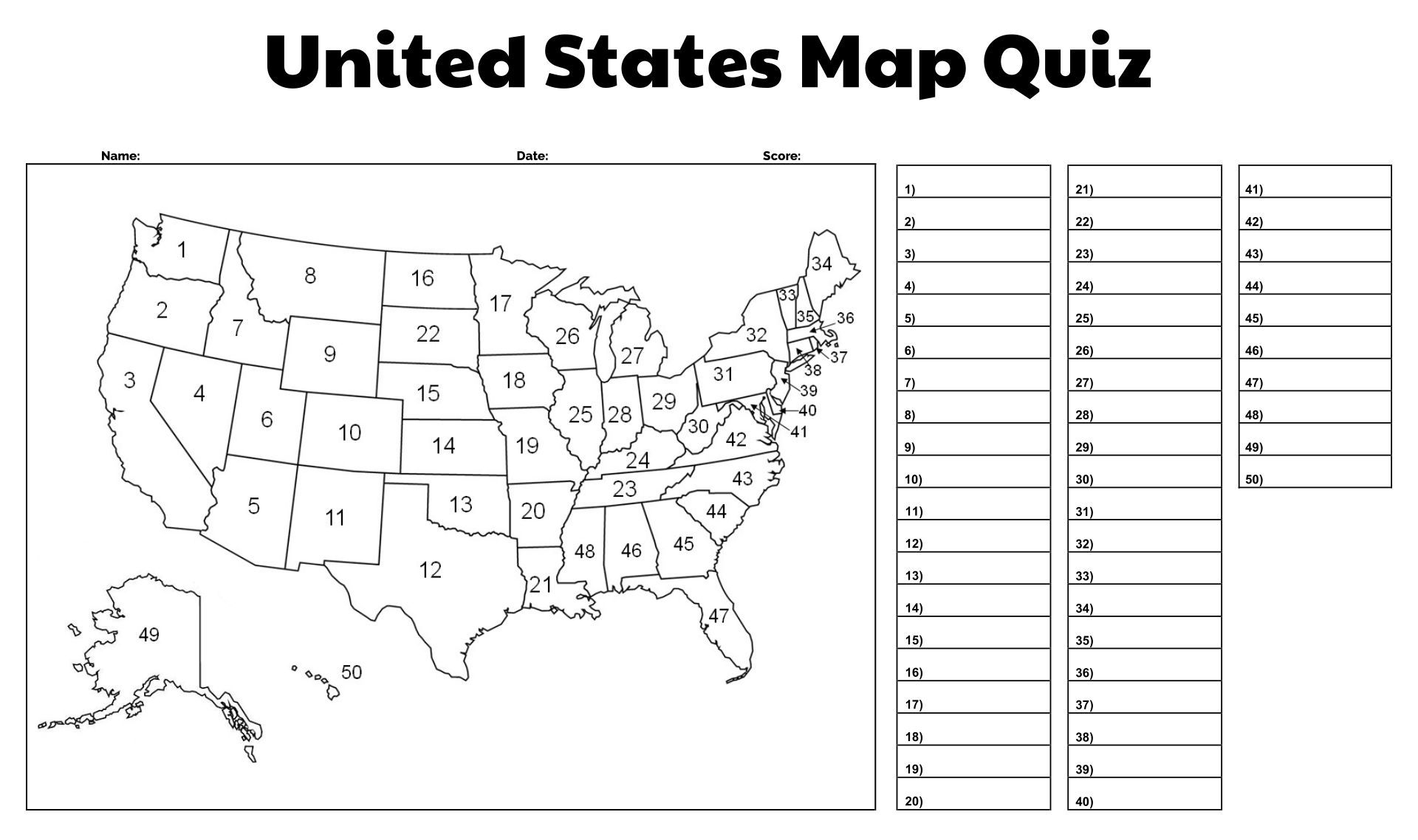 USA Maps United States Colored 10 Free PDF Printables Printablee