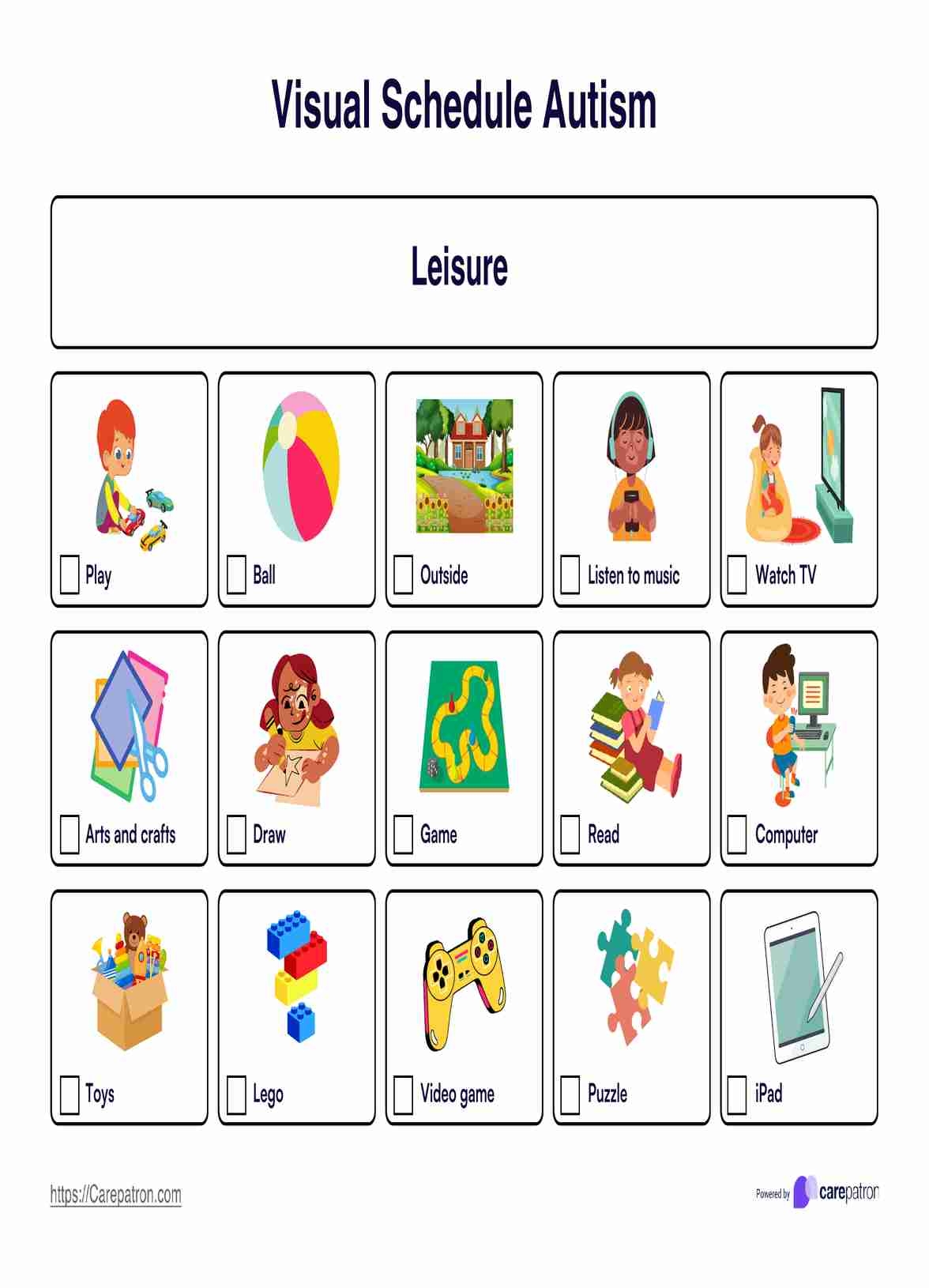 Free Printable Resources For Autism