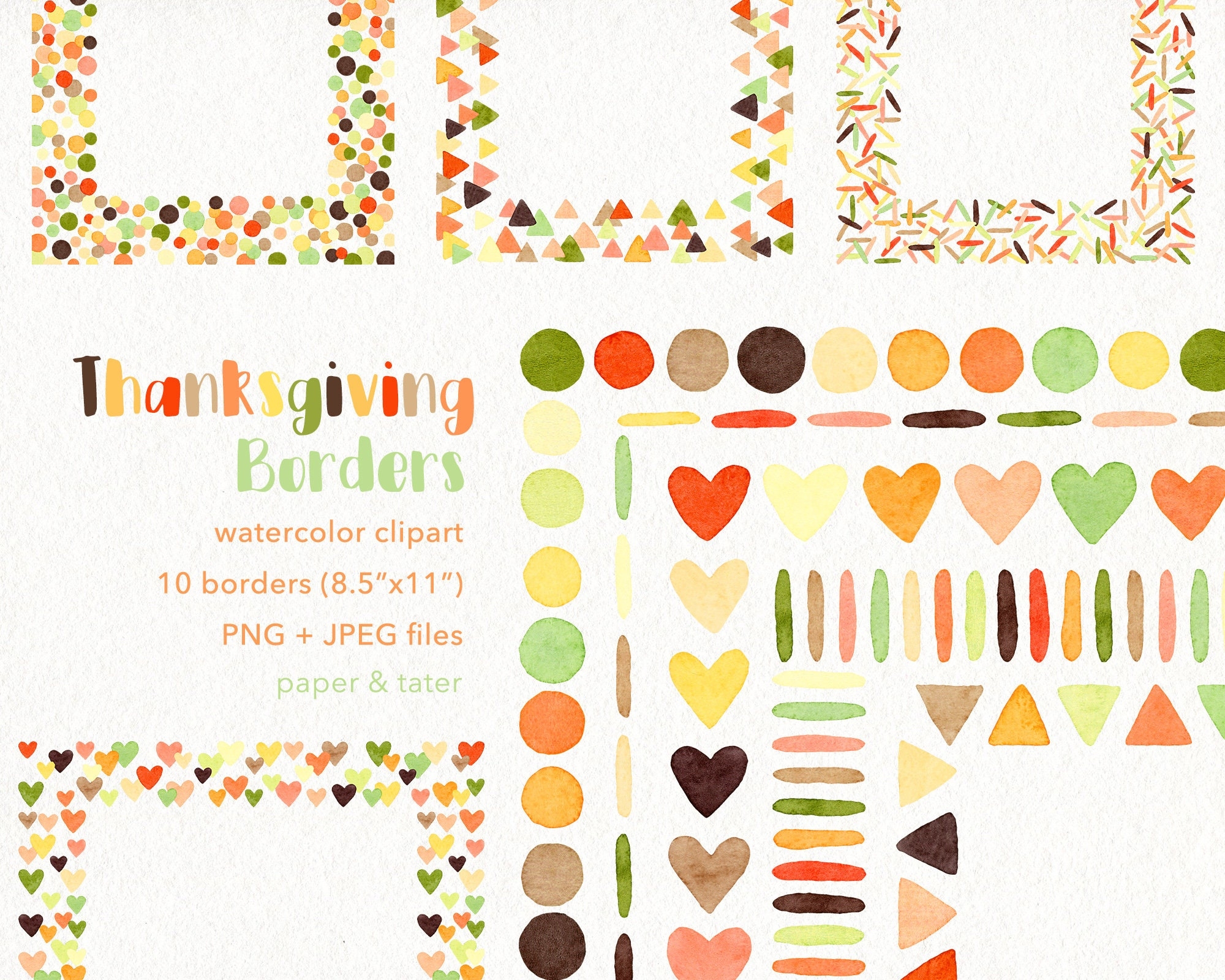Free Printable Thanksgiving Borders