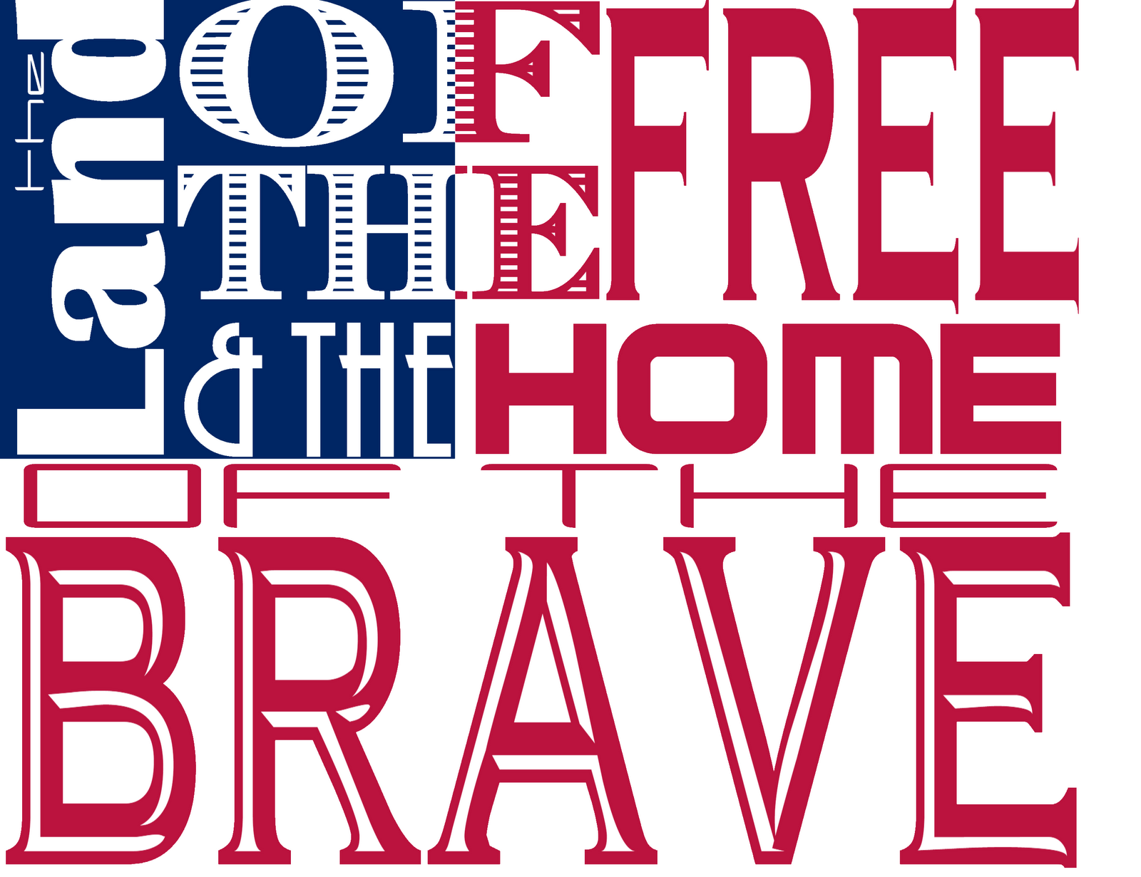 Wayward Girls Crafts Fourth Of July Patriotic Word Art Free Printable 