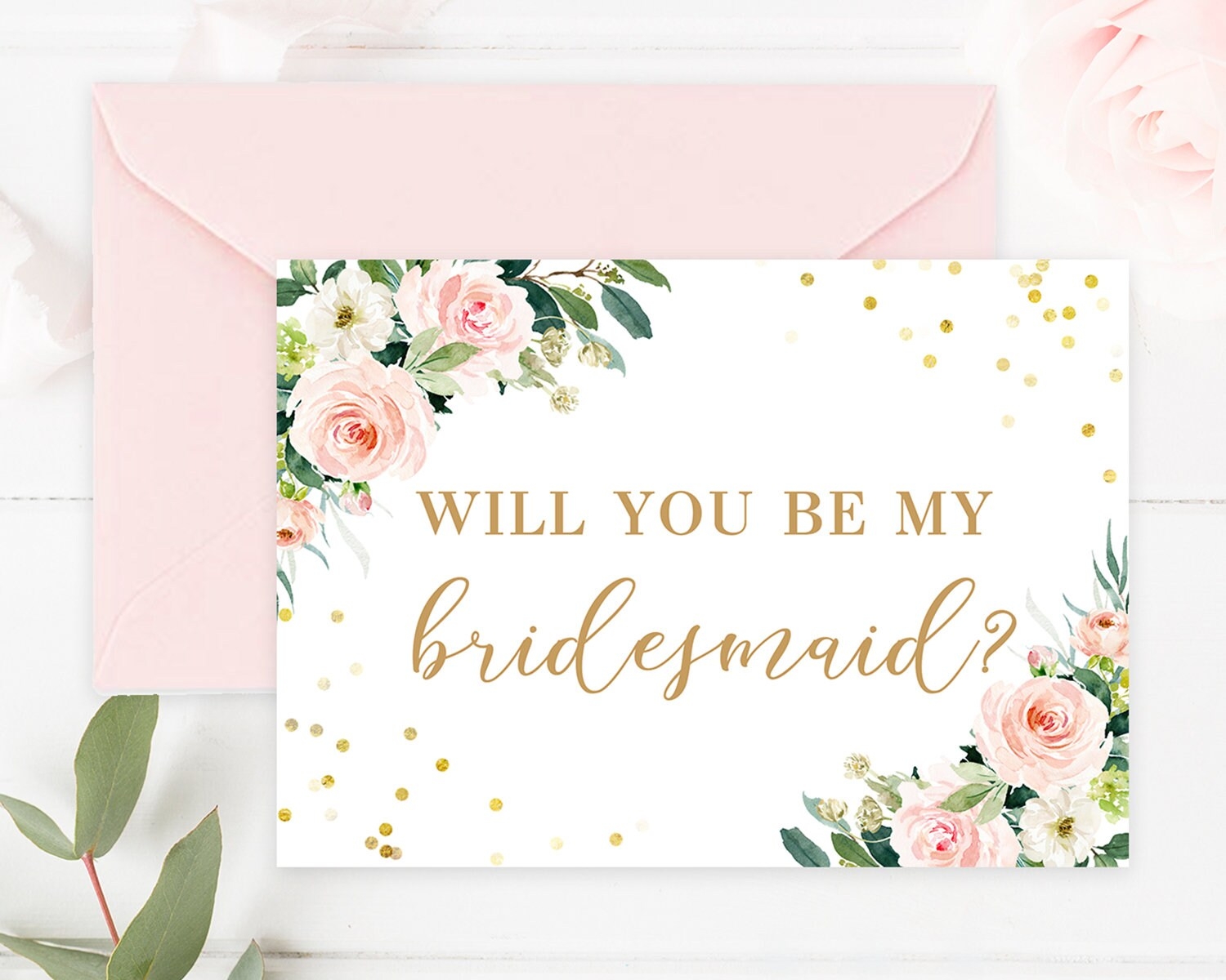 Free Printable Bridesmaid Proposal