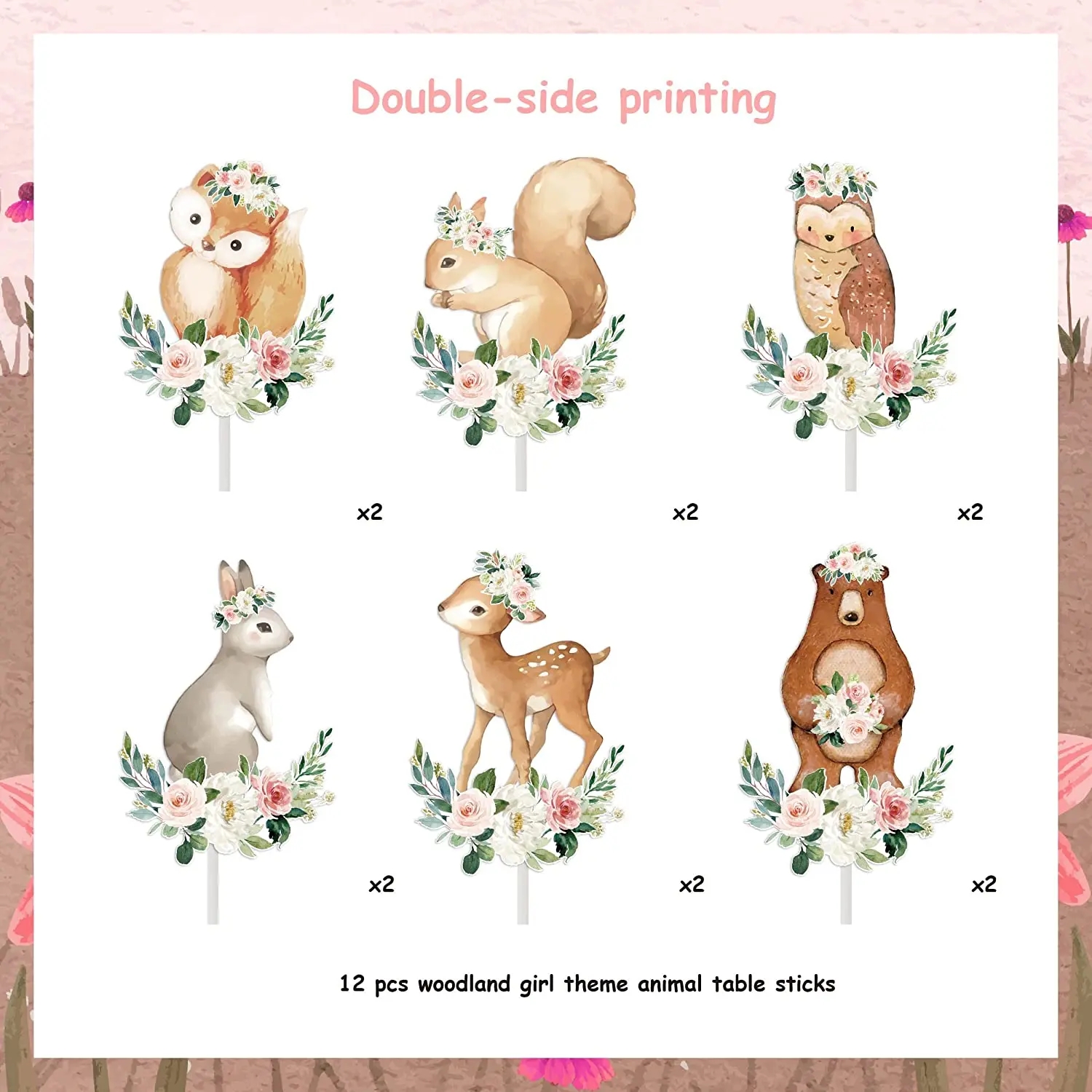 Free Printable Woodland Animal Decorations