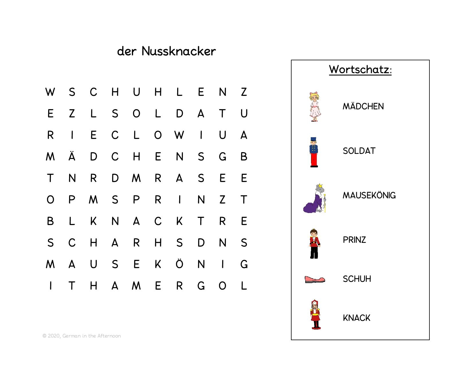 Free German Printables