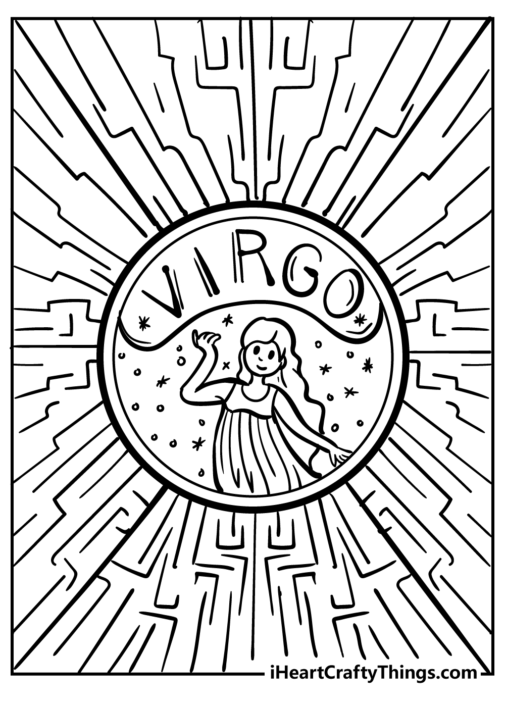 Zodiac Sign Coloring Pages 100 Free Printables 