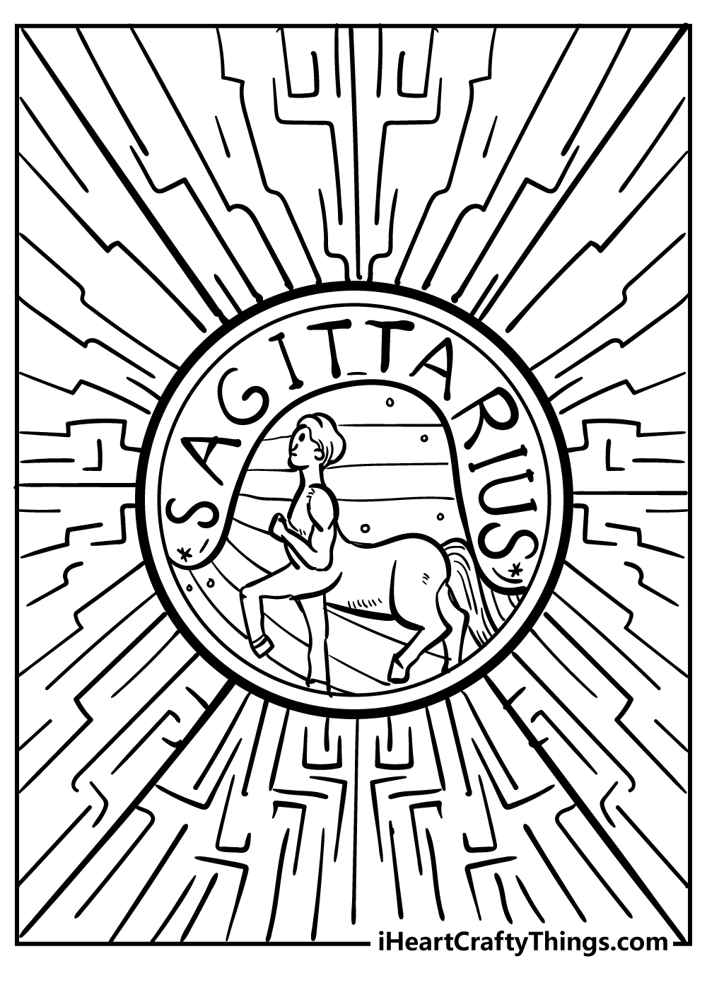 Zodiac Sign Coloring Pages 100 Free Printables 