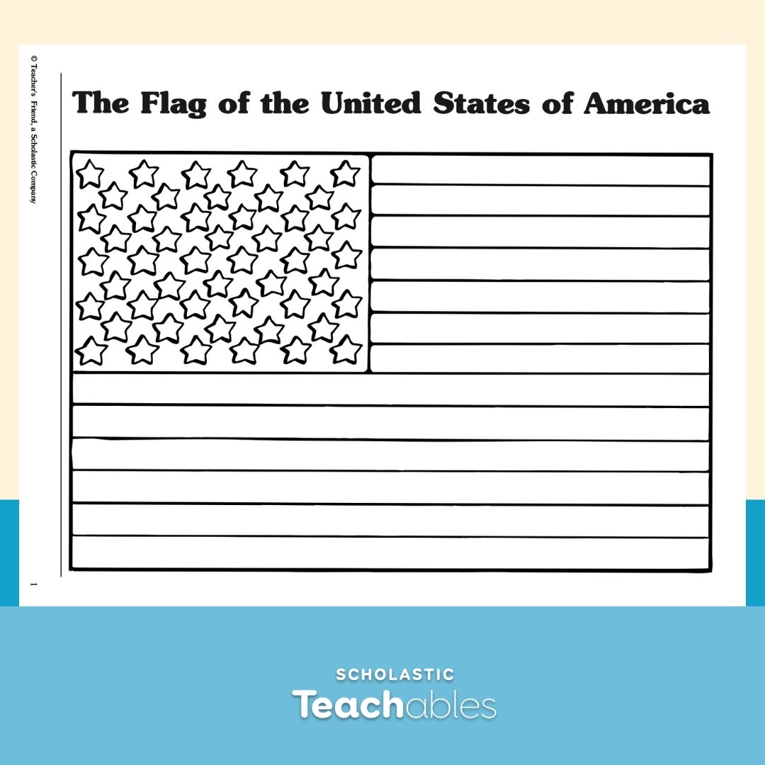 Scholastic Teachers On X Happy Fourth Of July From Scholastic Teachables Celebrate With This Free Printable Of The Stars Stripes Https t co 5STFIQTArn Https t co iRT9qp4Hyh X